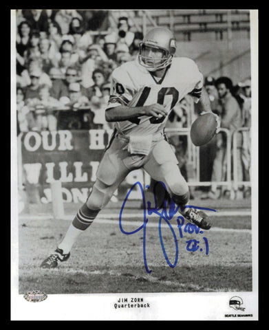 Jim Zorn Autographed Signed 8x10 Photo Seattle Seahawks MCS Holo #63070