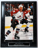 Joe Sakic Autographed 8x10 Photo with Plaque JSA COA
