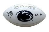 Tony Rojas Autographed/Inscribed Penn State/PSU Logo Football 195344