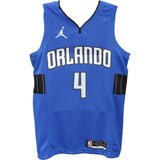 Jalen Suggs Autographed/Signed Orlando Magic Blue Nike Jersey FAN 43510