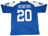 MEL RENFRO AUTOGRAPHED SIGNED DALLAS COWBOYS #20 THROWBACK JERSEY TRISTAR