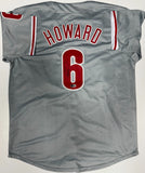 RYAN HOWARD - Philadelphia Phillies - Signed Replica Grey Jersey AUTO - BAS