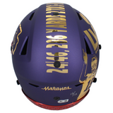 Patrick Mahomes Autographed SB Chrome Inlay SpeedFlex Helmet Beckett LE 15