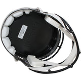 Kaleb Johnson Autographed Pittsburgh Steelers F/S Helmet Beckett Witness 51687