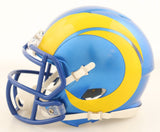 Jared Verse Signed Los Angeles Rams Mini Helmet (Beckett) Ex-Florida State L.B.