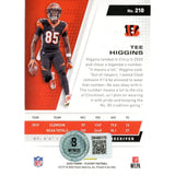 Tee Higgins Autographed Panini Playoff 210 Who Dey Trading Card Beckett 48933