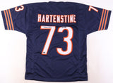 Mike Hartenstine Signed Chicago Bears Signed Inscribed 'SB XX' Jersey (Beckett)