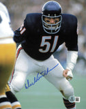 Dick Butkus Autographed Signed 8x10 Photo Chicago Bears Beckett BAS QR #BS12811