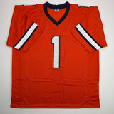 Autographed/Signed Coach Fran Brown Syracuse Orange College Jersey JSA COA