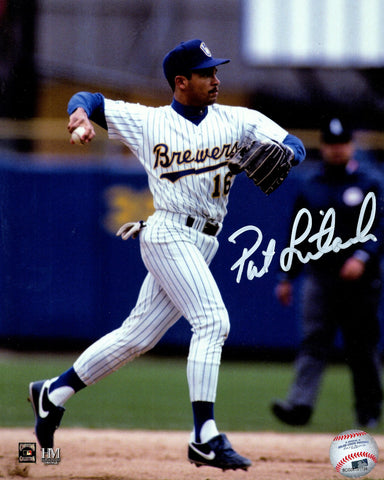 Brewers 1992 AL ROY Infielder PAT LISTACH Signed 8x10 Photo #2 AUTO