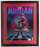 Michael Jordan Framed Bulls Out of This World 16x20 Basketball Photo