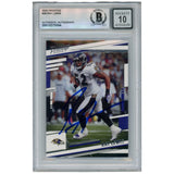 Ray Lewis Autographed/Signed 2022 Prestige #28 Trading Card Beckett 52924