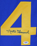 Nate Thurmond Authentic Signed Blue Pro Style Jersey Autographed PSA/DNA Itp