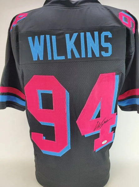 Christian Wilkins Signed Dolphins Miami Vice Jersey (PSA COA) 2019 1st Round Pck