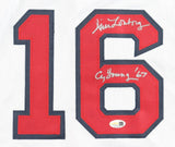 Jim Lonborg Signed Boston Red Sox Jersey Inscribed "67 AL CY Young" (JSA QR)