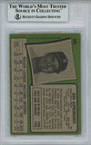 Bob Aspromonte Autographed 1971 Topps #469 Trading Card Beckett Slab 38489