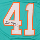 Keith Byars Signed Miami Dolphins Jersey (JSA COA) Ex Ohio State Running Back