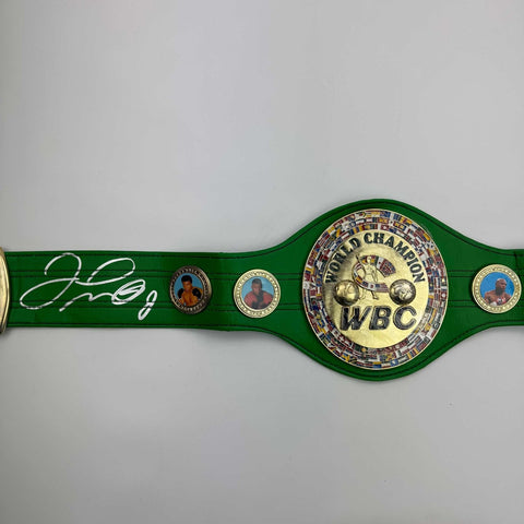 Autographed/Signed Floyd Mayweather Jr. WBC Championship Belt JSA COA