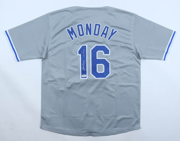 Rick Monday Signed Los Angeles Dodgers Jersey Inscribed "81 WS Champs"/Schwartz