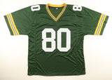 Bo Melton Signed Green Bay Packers Jersey (Beckett) W.R. Switched to Def. Back