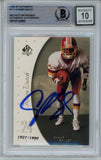 Champ Bailey Autographed 1999 Upper Deck SP 111 Trading Card Slab Beckett 43947