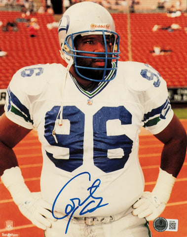 Cortez Kennedy Autographed 8x10 Photo Seattle Seahawks Beckett BAS QR #AE31669