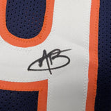 Framed Autographed/Signed Austin Booker 35x39 Chicago Blue Jersey JSA COA