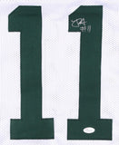 Robby Anderson Signed Jets White Jersey (JSA COA)2017 New York #1 Wide Receiver
