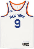 Framed RJ Barrett New York Knicks Signed NikeYear 0 Swingman Jersey