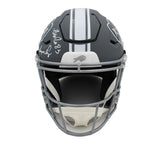 J Kelly, A Reed, T Thomas Signed Buffalo Bills Flex Auth Slate Cust Decal Helmet