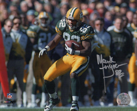 Mark Ingram Signed Green Bay Packers Green Jersey Action 8x10 Photo - (SS COA)