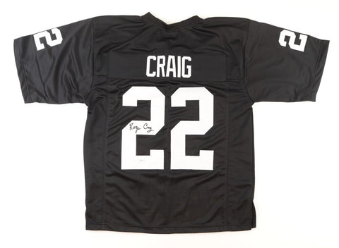 Roger Craig Signed Oakland Raiders Jersey (PSA COA) 3xSuper Bowl Champion R.B.
