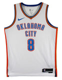 Thunder Jalen Williams Signed White Nike Association Edition Swingman Jersey JSA