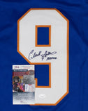 Clark Gillies Signed New York Islanders Jersey "HOF 02" (JSA COA) Left Winger