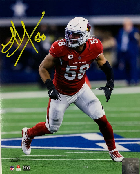 Arizona Cardinals Linebacker JORDAN HICKS Signed 8x10 photo #1 AUTO -