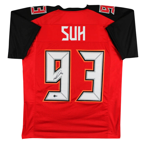 Ndamukong Suh Signed Tampa Bay Buccaneers Jersey (Beckett) Super Bowl LV Champ