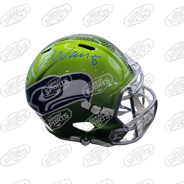 JADARIAN PRICE SIGNED SEAHAWKS F/S FLASH SPEED REPLICA HELMET BECKETT