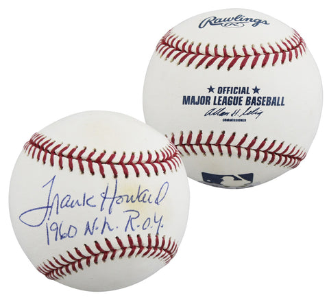 Senators Frank Howard "1960 NL ROY" Authentic Signed OML Baseball BAS #BV01136
