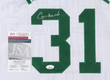 Cedric Maxwell Signed Boston Celtics Jersey (JSA COA) 2xNBA Champion 1981 & 1984