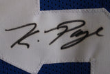 Kwity Paye Autographed/Signed Pro Style Size XL Blue Jersey Beckett 59449