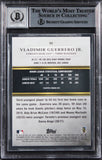 Blue Jays Vlad Guerrero Jr. Signed 2019 Topps #99 Rookie Card Auto 10! BAS Slab