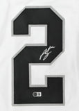 Ashton Jeanty Autographed White Pro Style Jersey - Beckett W Hologram *Silver