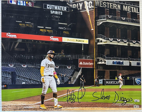 Fernando Tatis Jr Padres Signed 16x20 Photo Slam Diego Autograph Fanatics MLB