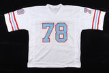 Curley Culp Signed Houston Oilers Jersey Inscribed HOF 13 (JSA COA) 6xPro Bowler