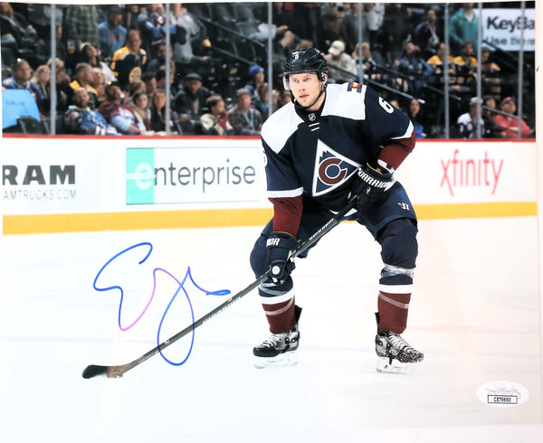 Erik Johnson Autographed Colorado Avalanche 8x10 Photo JSA COA