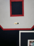 FRAMED NEW ENGLAND PATRIOTS WILL CAMPBELL AUTOGRAPHED SIGNED JERSEY JSA COA