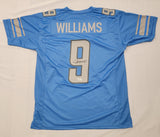 Jameson Williams Signed Detroit Lions Pro Style Blue Jersey Beckett Witnessed