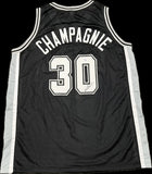 Julian Champagnie Signed Jersey PSA San Antonio Spurs Autographed