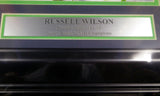 RUSSELL WILSON AUTOGRAPHED FRAMED 8X10 PHOTO SEAHAWKS SUPER BOWL RW HOLO 126528