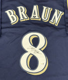 Brewers Outfielder RYAN BRAUN Signed Custom Replica Navy Jersey AUTO - JSA
